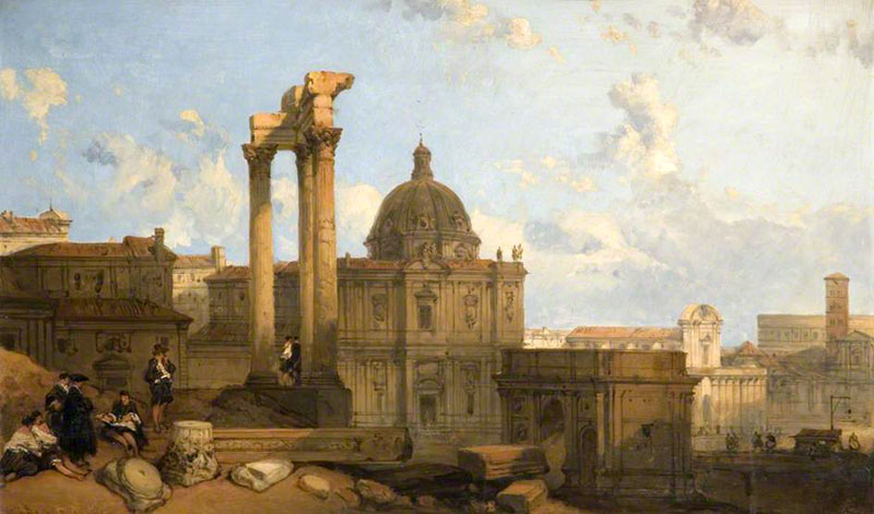 David Roberts, Ruines du Forum de Rome